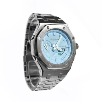 Silver with Tiffany Blue Dial
